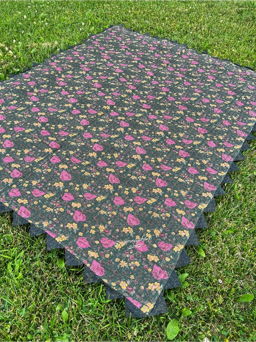 Vintage Quilt Handmade Cottagecore